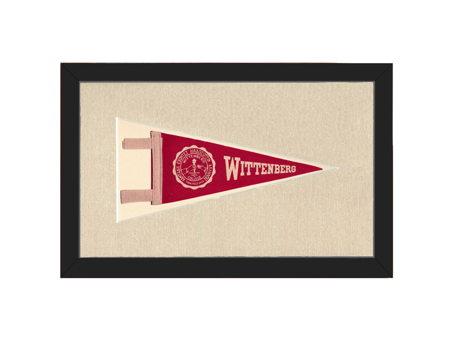 Vintage Wittenberg College Pennant