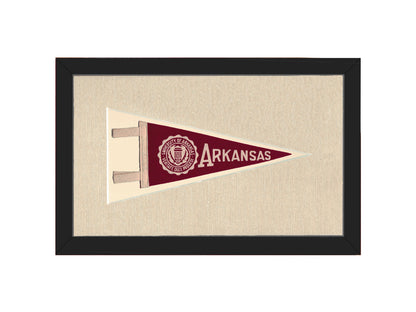 Vintage University of Arkansas Pennant