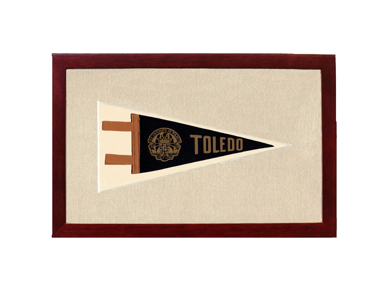 Americana Memories Vintage Pennants and Memorabilia Vintage University of Toledo Pennant