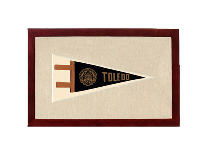 Americana Memories Vintage Pennants and Memorabilia Vintage University of Toledo Pennant