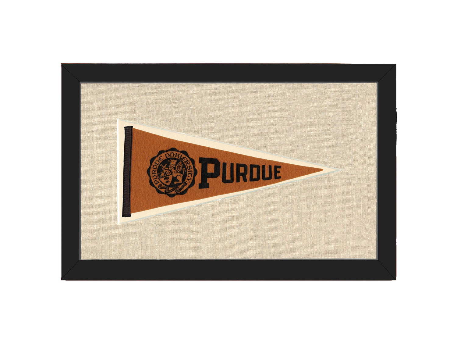 Americana Memories Vintage Pennants and Memorabilia Vintage Purdue Pennant