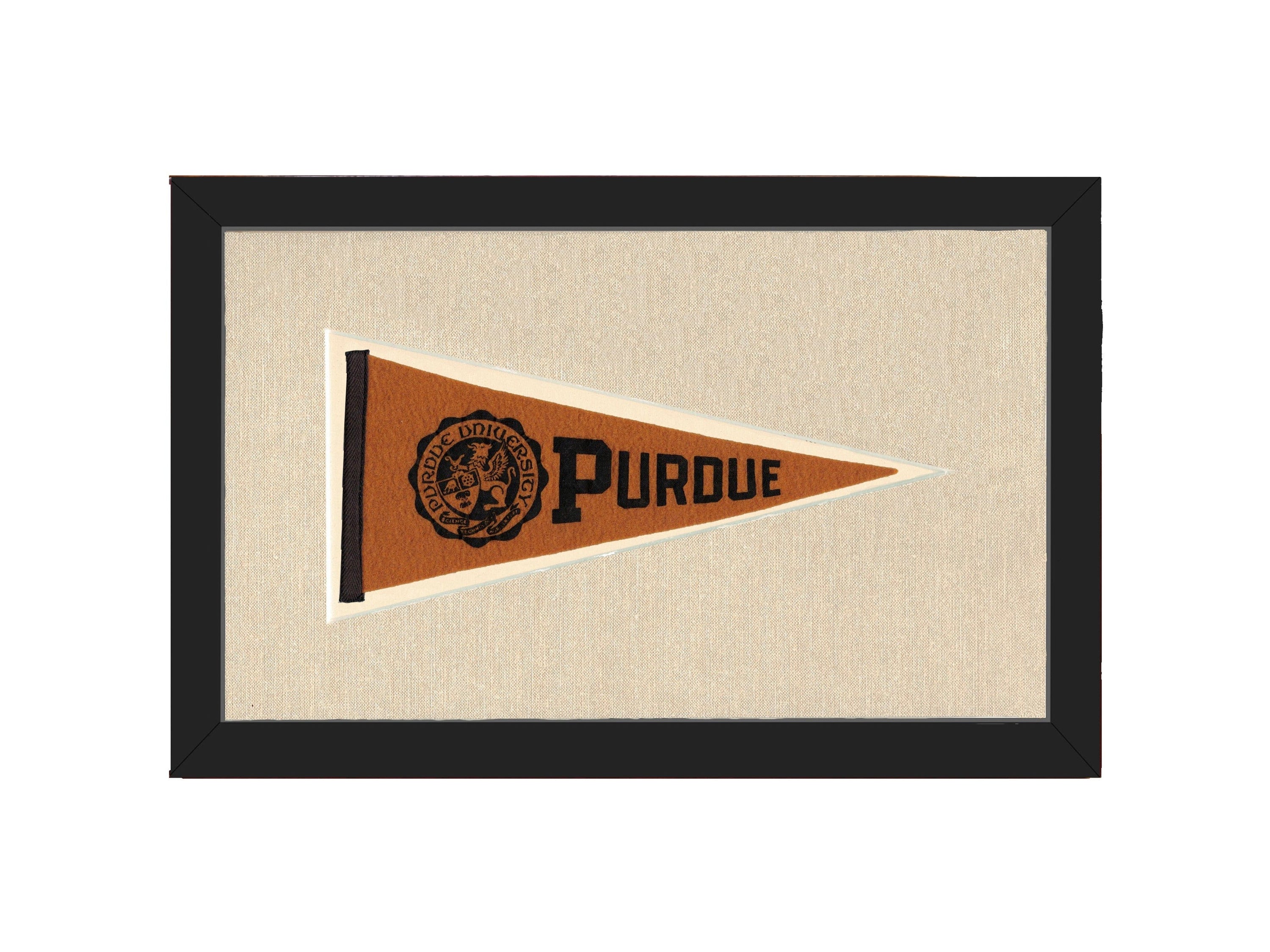 Americana Memories Vintage Pennants and Memorabilia Vintage Purdue Pennant
