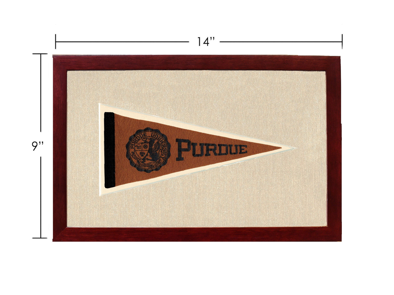 Americana Memories Vintage Pennants and Memorabilia Vintage Purdue Pennant