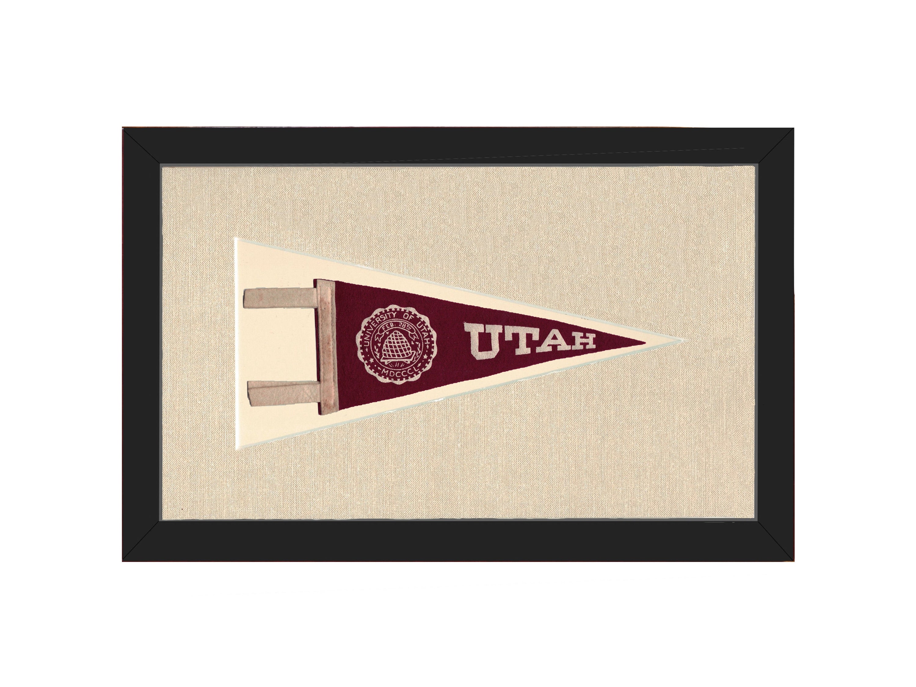 Vintage University of Utah Pennant