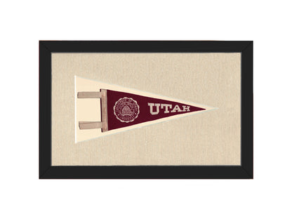 Vintage University of Utah Pennant