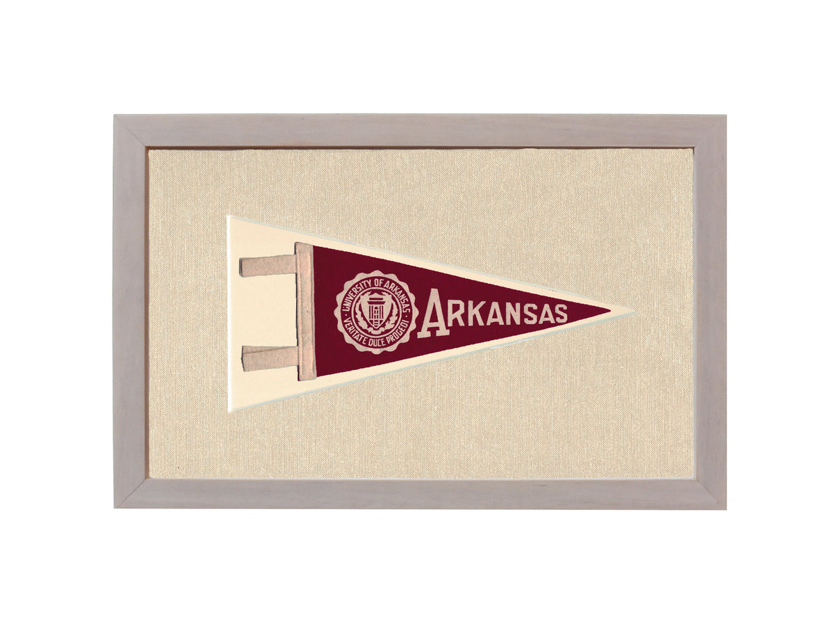 Vintage University of Arkansas Pennant