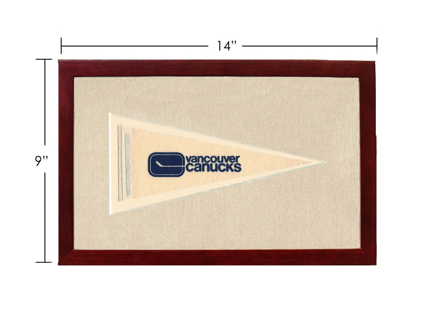 Americana Memories Vintage Pennants and Memorabilia Vintage Vancouver Canucks Pennant