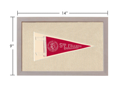 Americana Memories Vintage Pennants and Memorabilia Vintage St Francis College Pennant