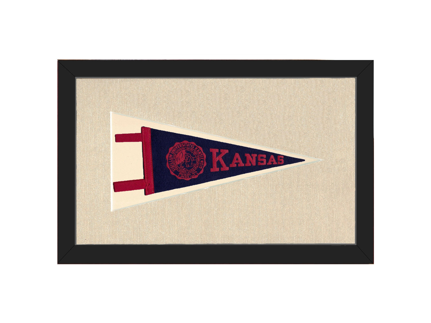 Americana Memories Vintage Pennants and Memorabilia Vintage University of Kansas Pennant