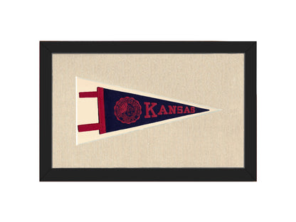 Americana Memories Vintage Pennants and Memorabilia Vintage University of Kansas Pennant