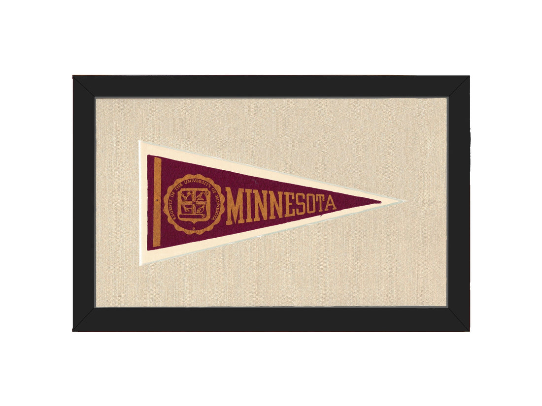 Americana Memories Vintage Pennants and Memorabilia Vintage Minnesota Pennant