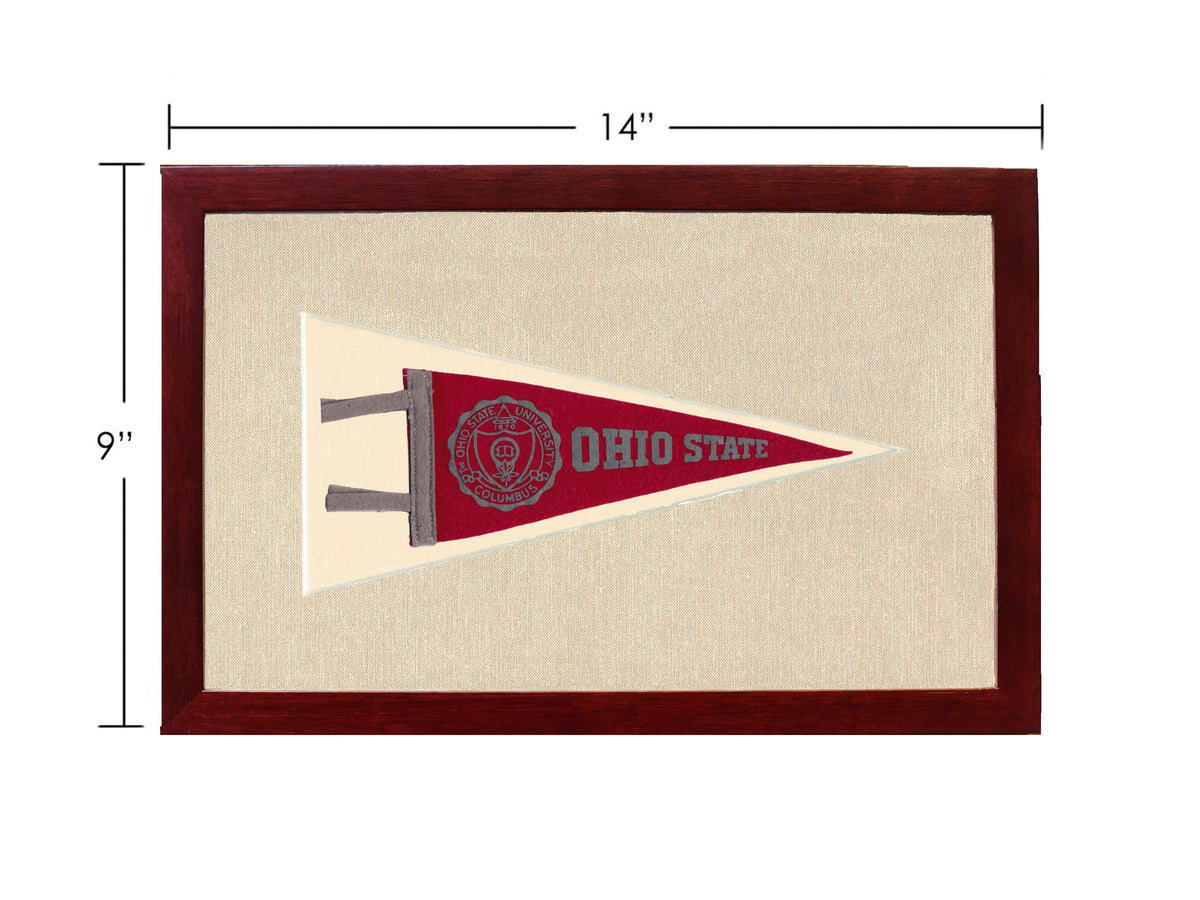 Americana Memories Vintage Pennants and Memorabilia Vintage Ohio State Pennant