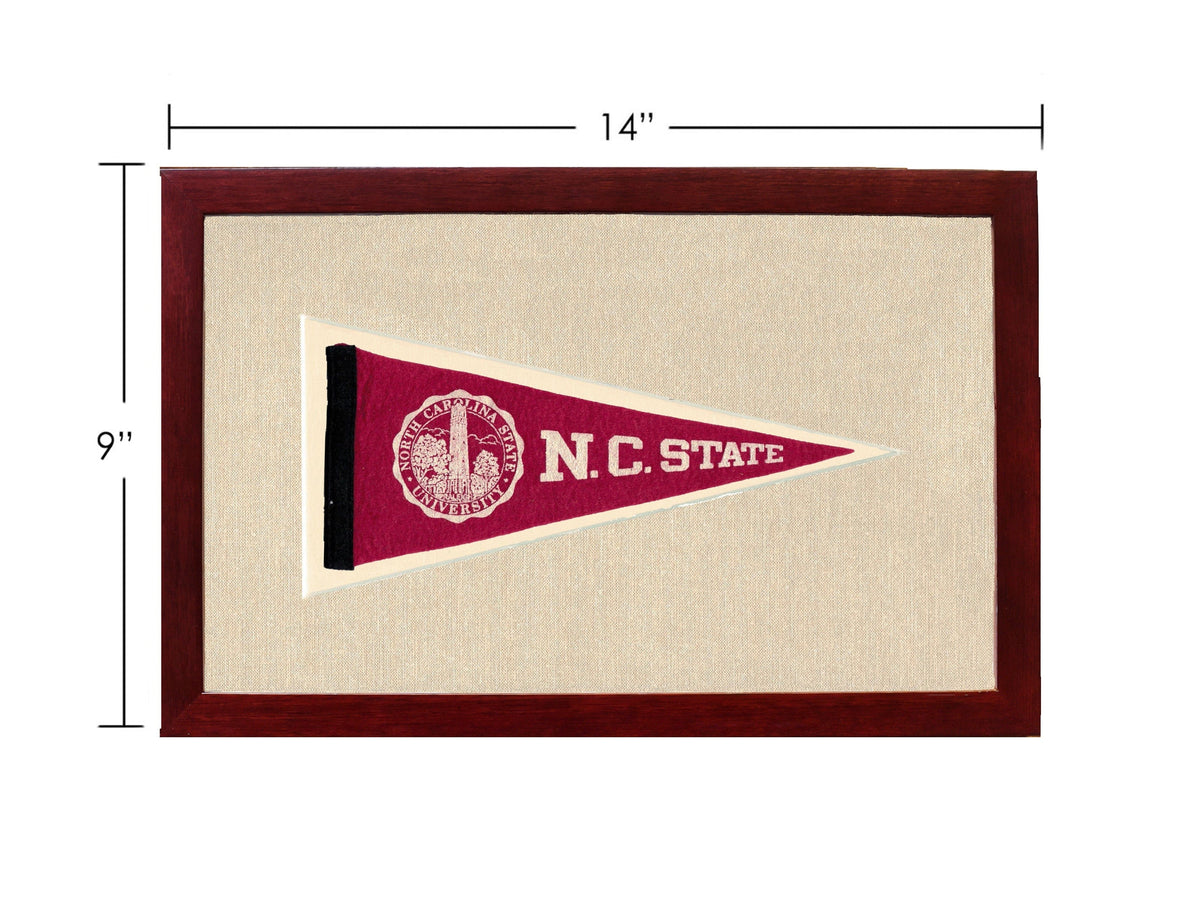 Americana Memories Vintage Pennants and Memorabilia Vintage NC State Pennant