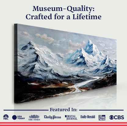 Tailored Canvases Canvas Mountain Minimalist Wall Art II
