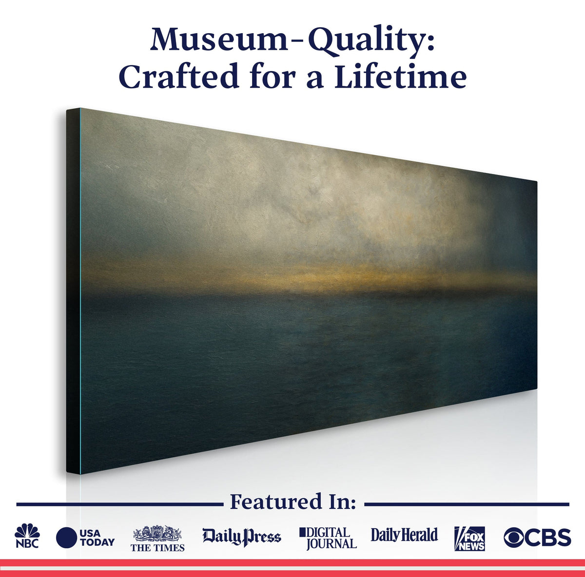 Tailored Canvases Canvas Waterscape Abstract Wall Art