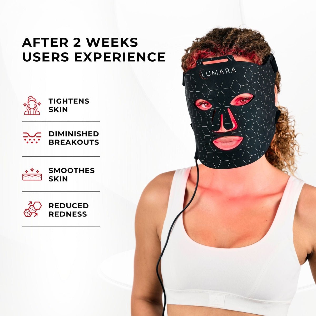 Lumara Health &amp; Beauty VISO - FDA Certified Red Light Therapy Mask