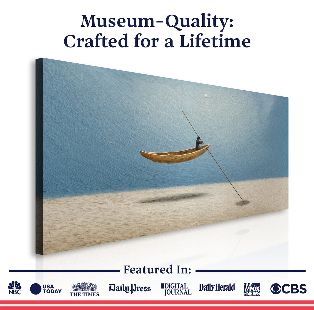 Tailored Canvases Canvas Sand Drifter Wall Art