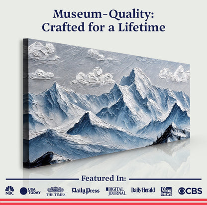 Tailored Canvases Canvas Mountain Minimalist Wall Art