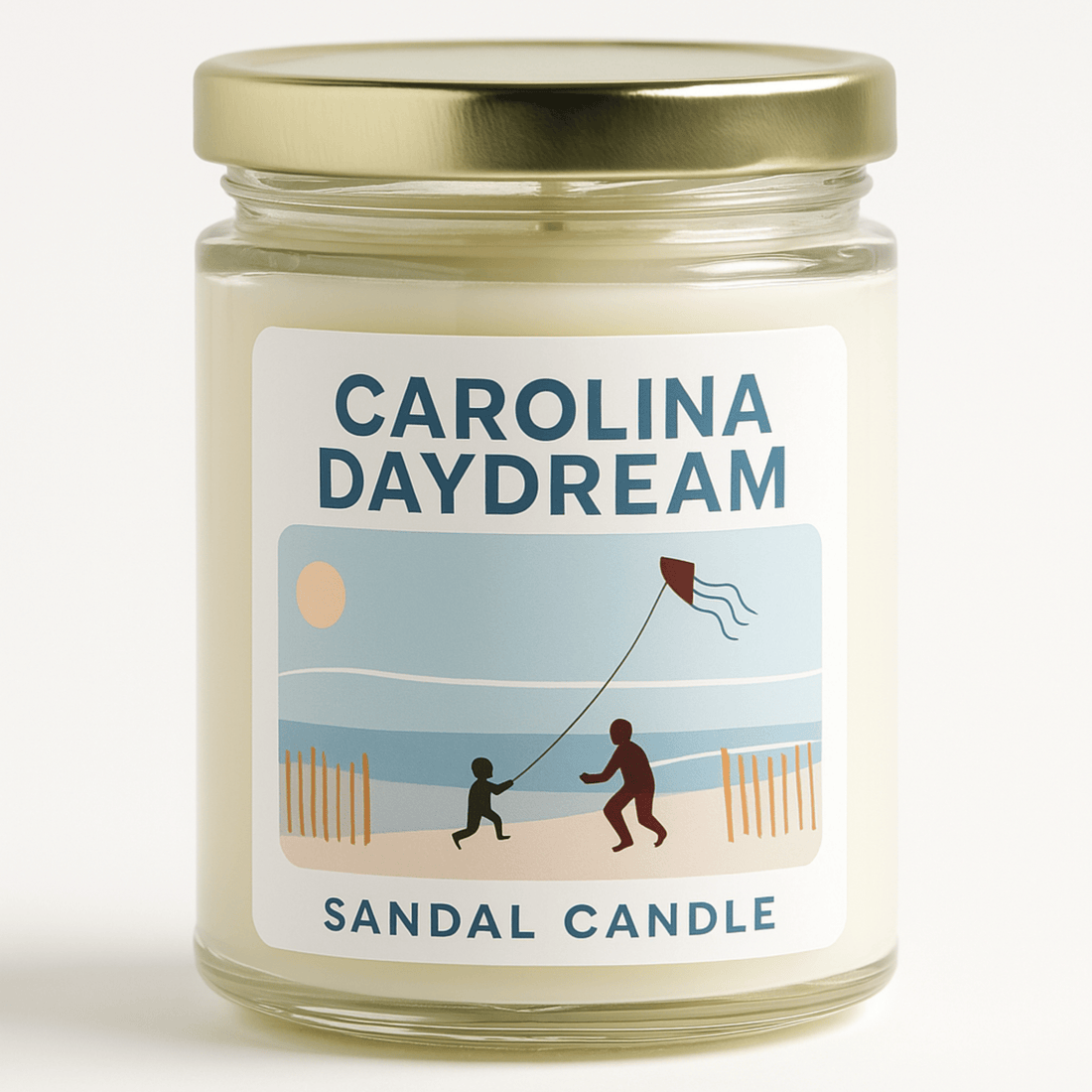 Carolina Daydream – Scented Candle, 9 oz Jar, Sage, Lemongrass &amp; Mahogany