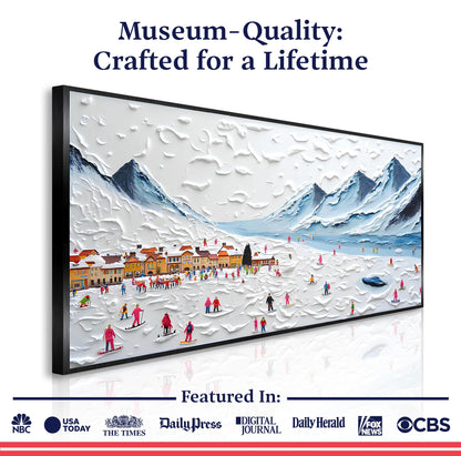 Tailored Canvases Canvas Snow Mountain Abstract Wall Art II