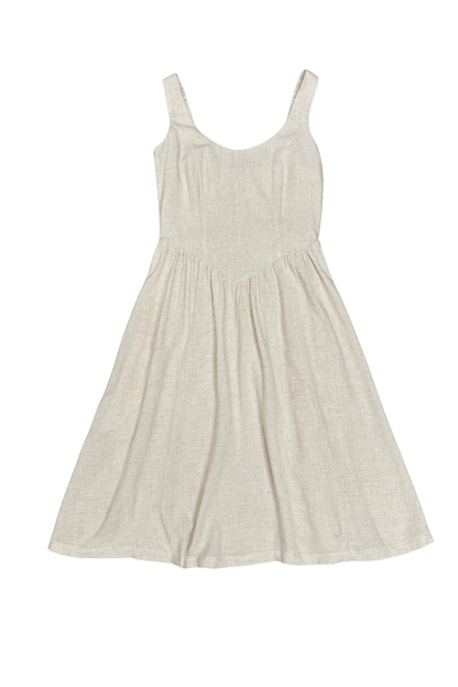 Field Day Dress Agnes dress in Oat Linen