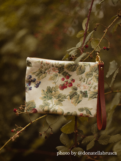 Berries and Cream Wristlet Purse - My American Goods