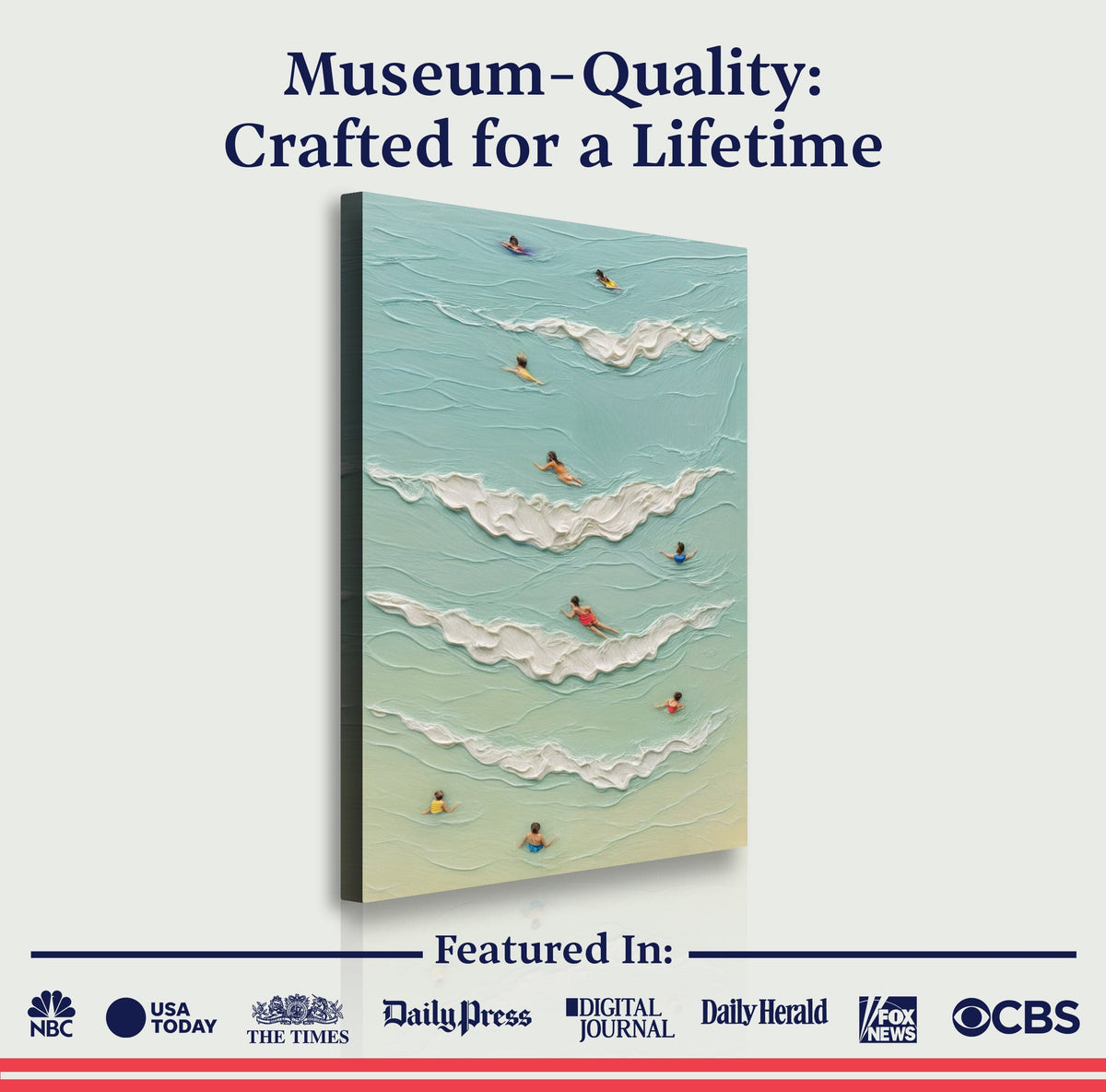 Tailored Canvases Canvas Beach Days Wall Art XIX