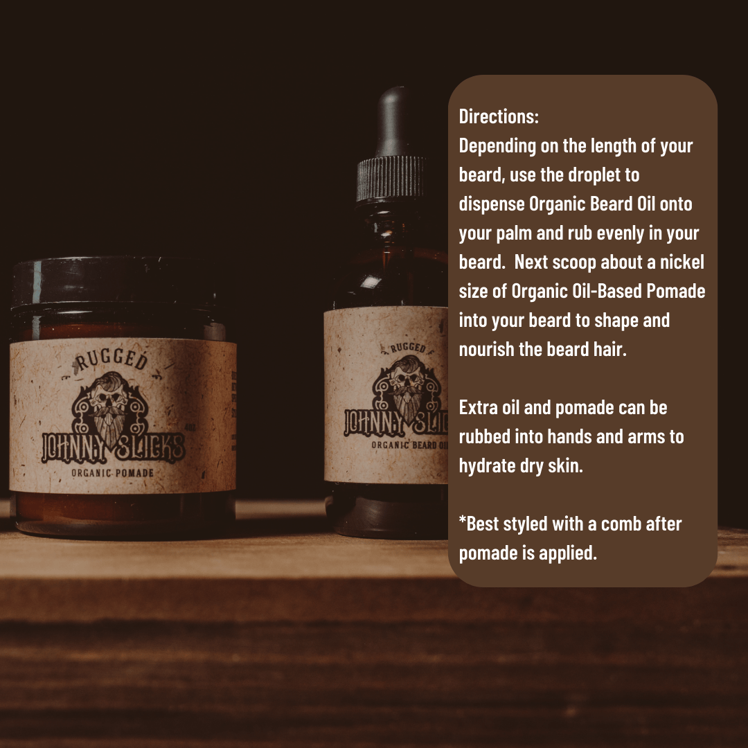 Johnny Slicks Pomade Beard Style Kit