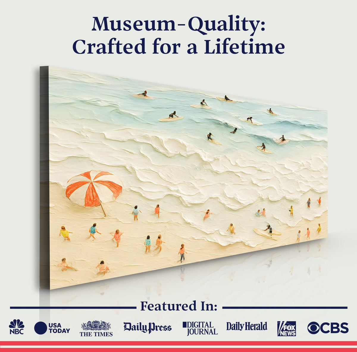 Tailored Canvases Canvas Beach Days Wall Art XIII