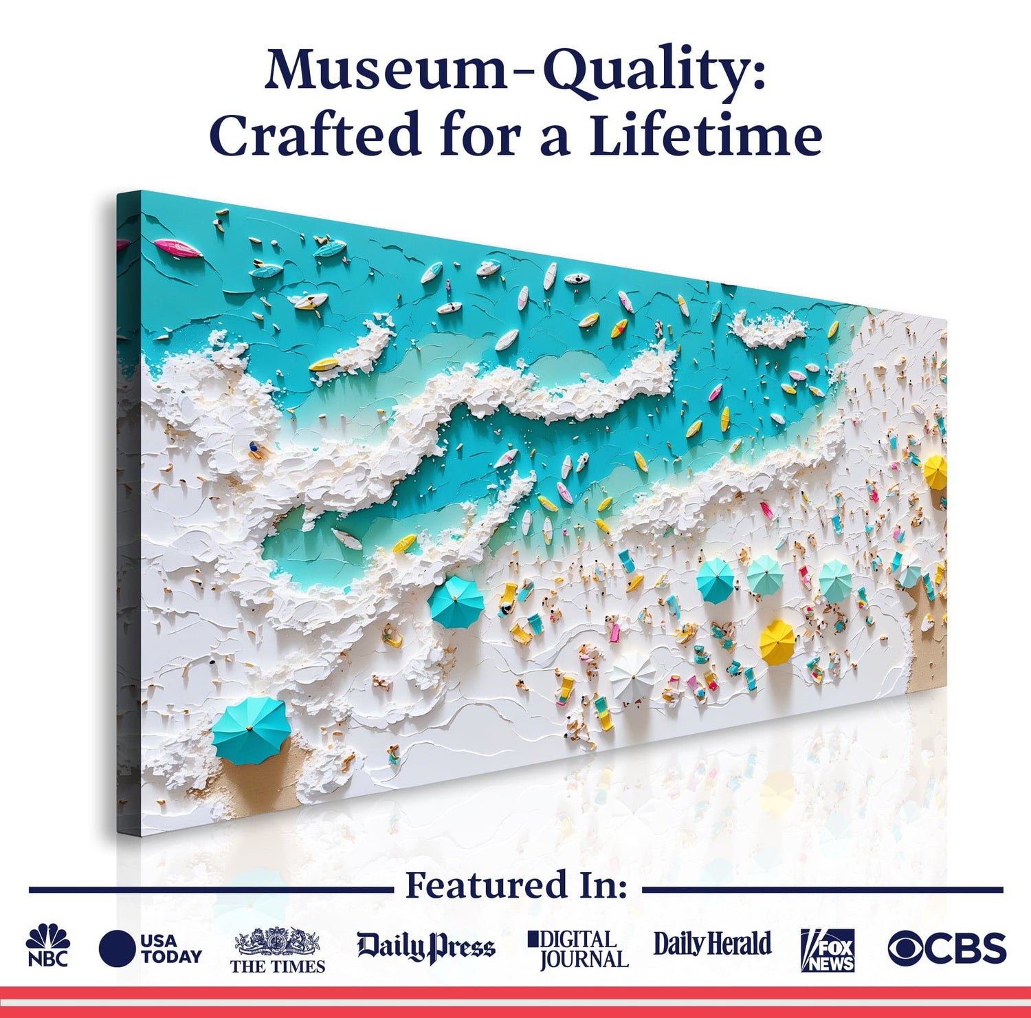 Tailored Canvases Canvas Beach Days Wall Art XI