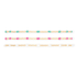 Cuffed by Nano LLC turquoise + pink + white daisy bracelet triple stack