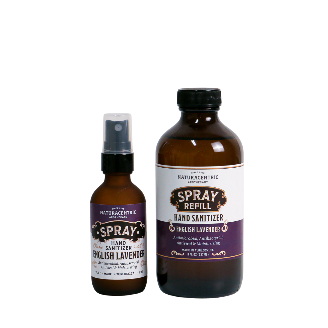 English Lavender Essential Oil Based Hand Sanitizer Spray