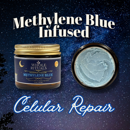 Methylene Blue Infused Tallow Balm - Whipped