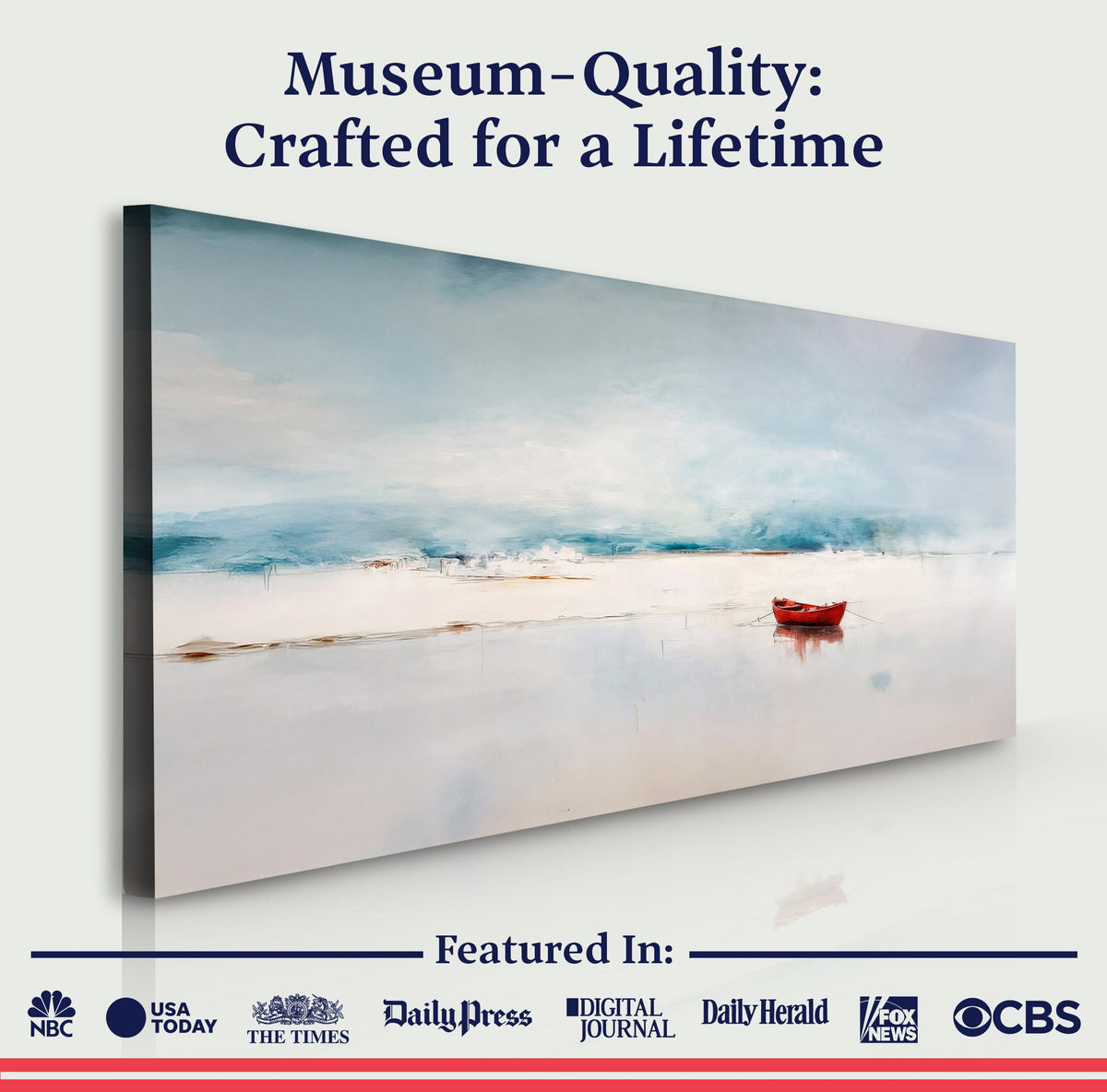 Tailored Canvases Canvas Misty Morning Abstract Wall Art