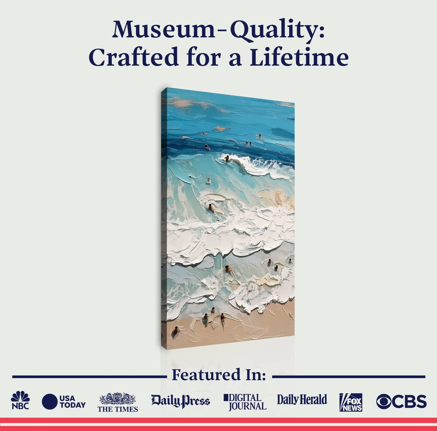 Tailored Canvases Canvas Beach Days Wall Art XVIII