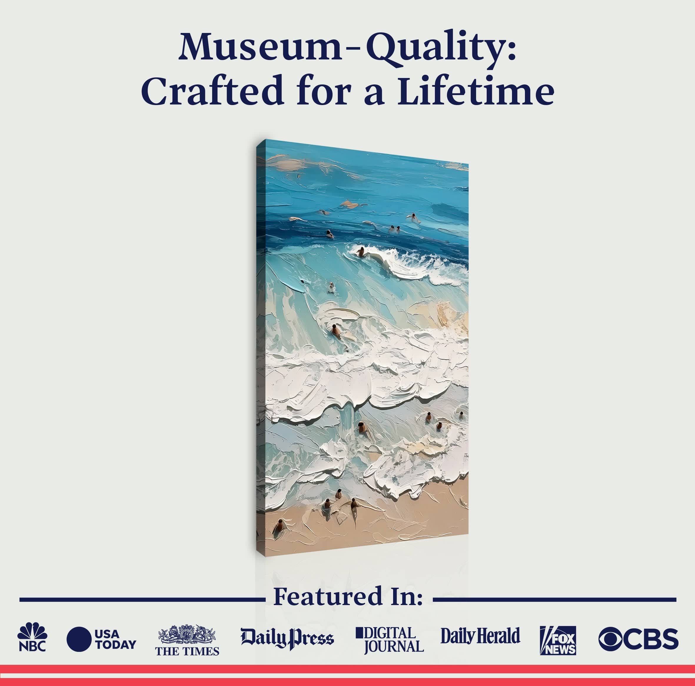 Tailored Canvases Canvas Beach Days Wall Art XVIII