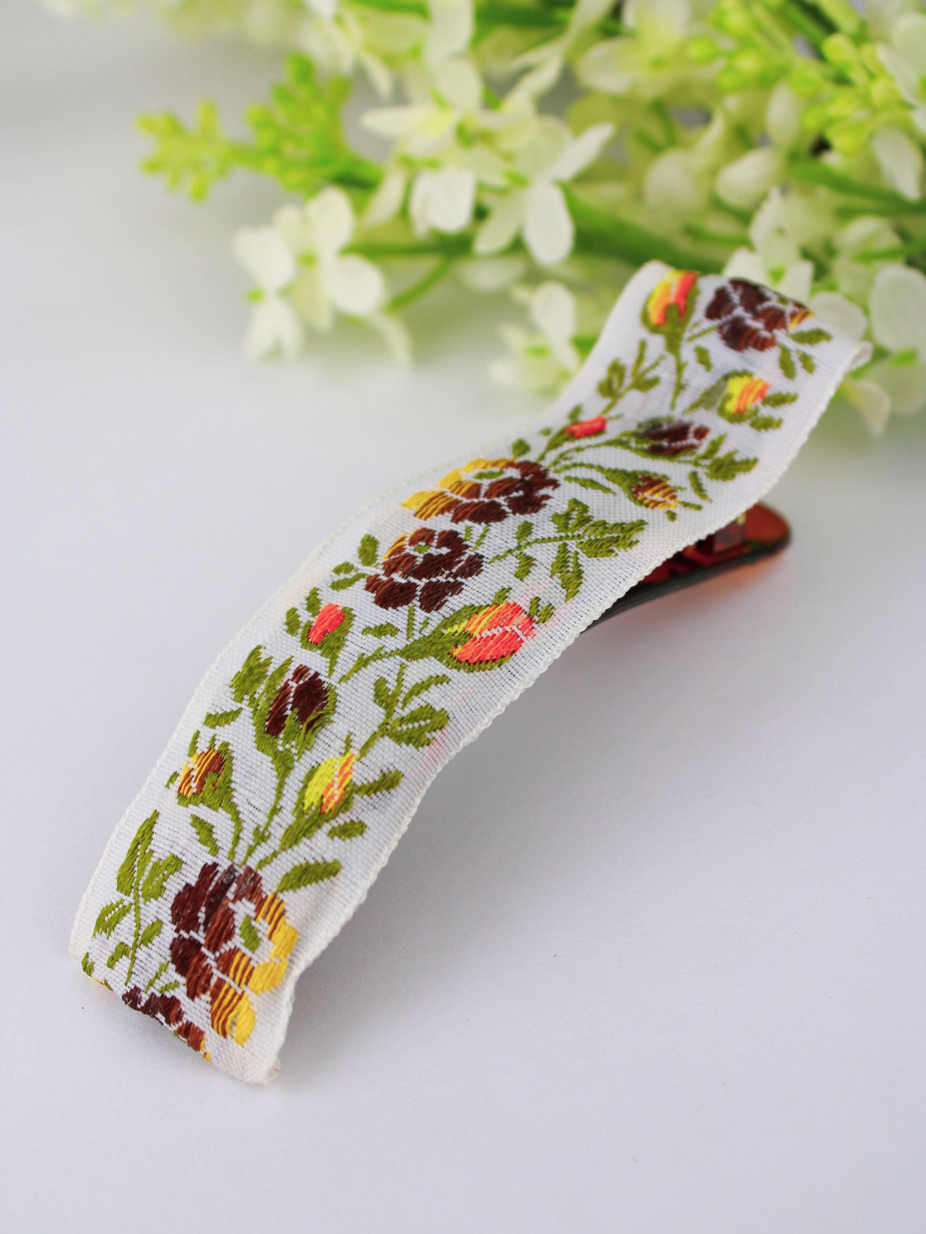 Ash &amp; Rose Hair Clip Climbing Roses Hair Clip
