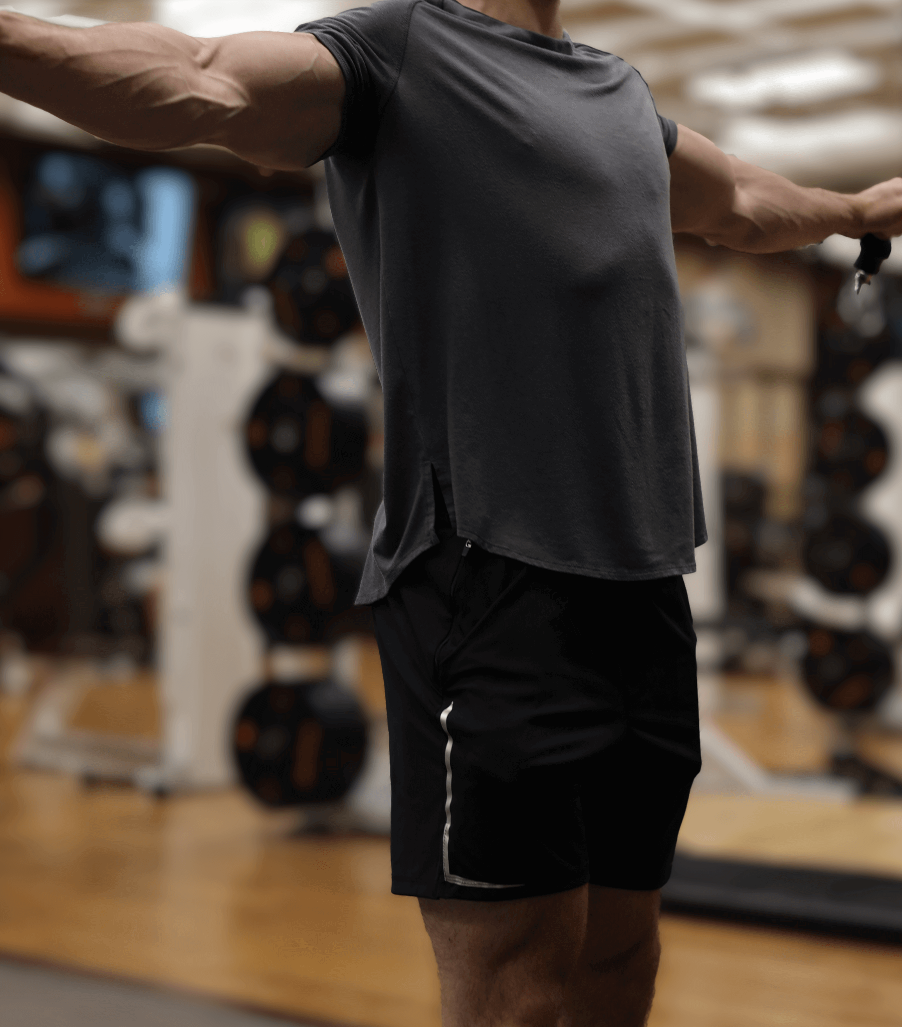 Bamtech Shorts Dominate Training Shorts - Black