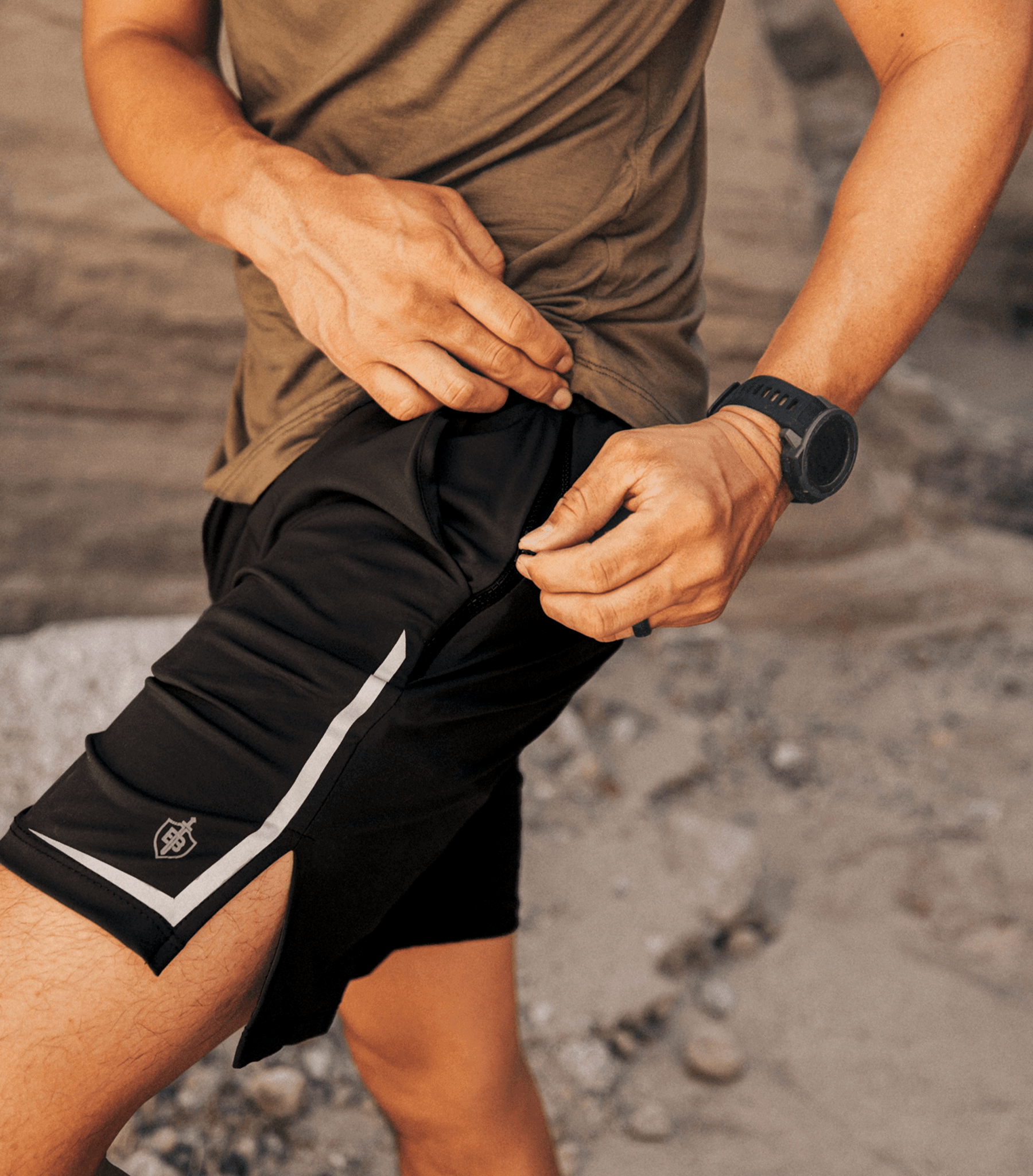 Bamtech Shorts Dominate Training Shorts - Black