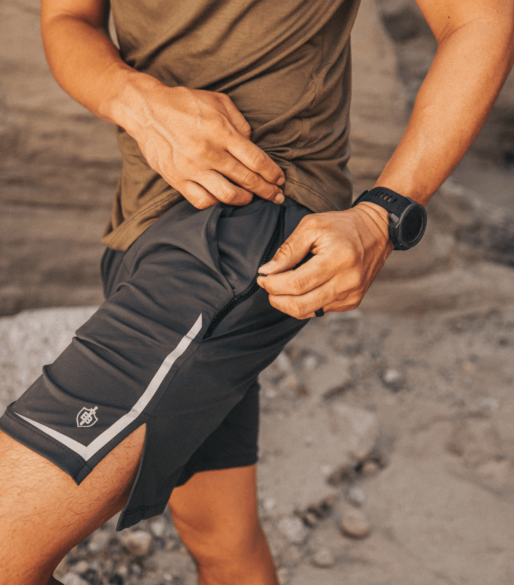 Bamtech Shorts Dominate Training Shorts - Black