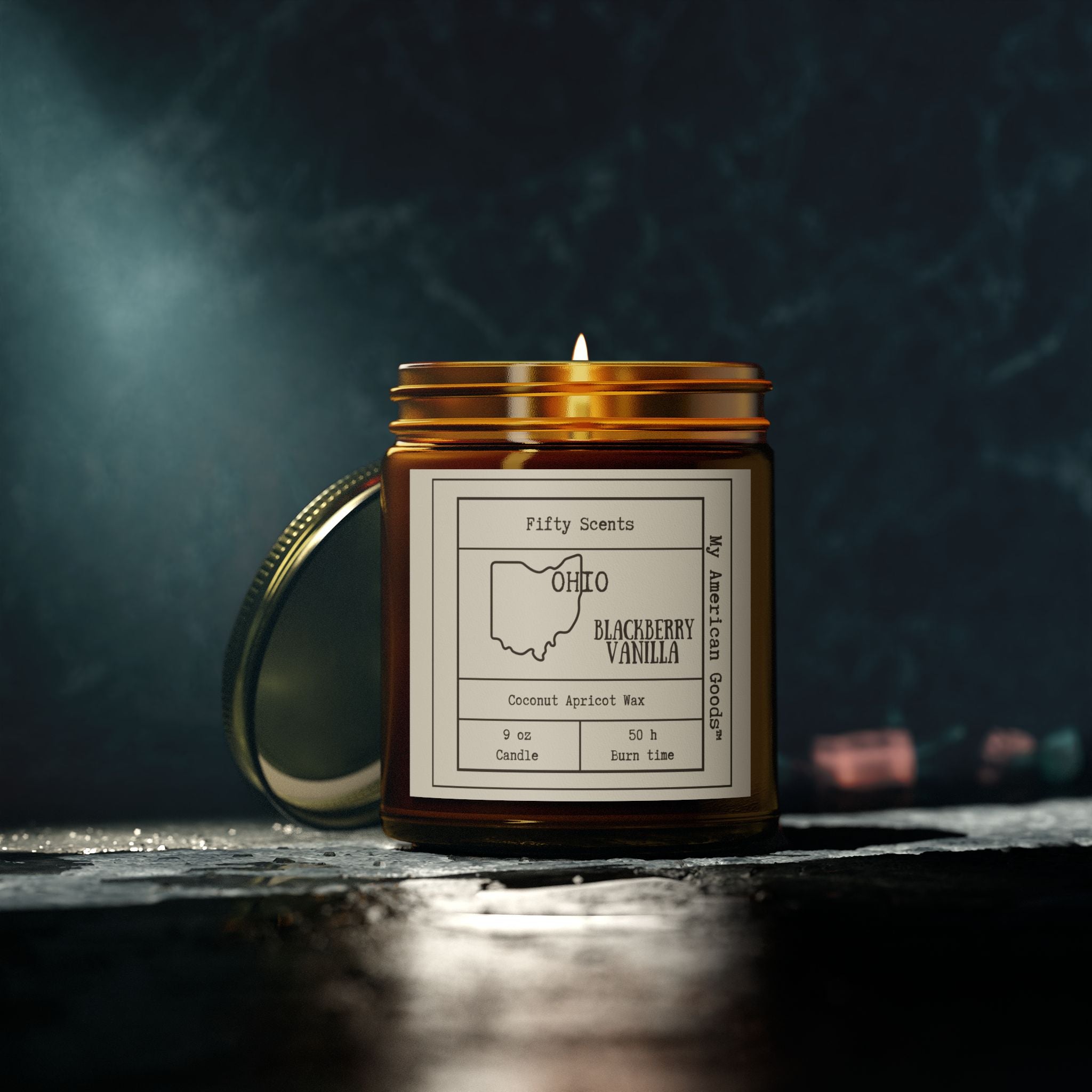 Ohio - Coconut Apricot Wax in Blackberry Vanilla | Eco-Friendly Home Fragrance - My American Goods