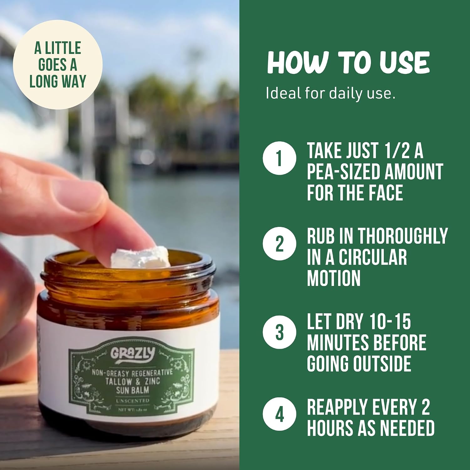 Regenerative Tallow &amp; Zinc Sun Balm