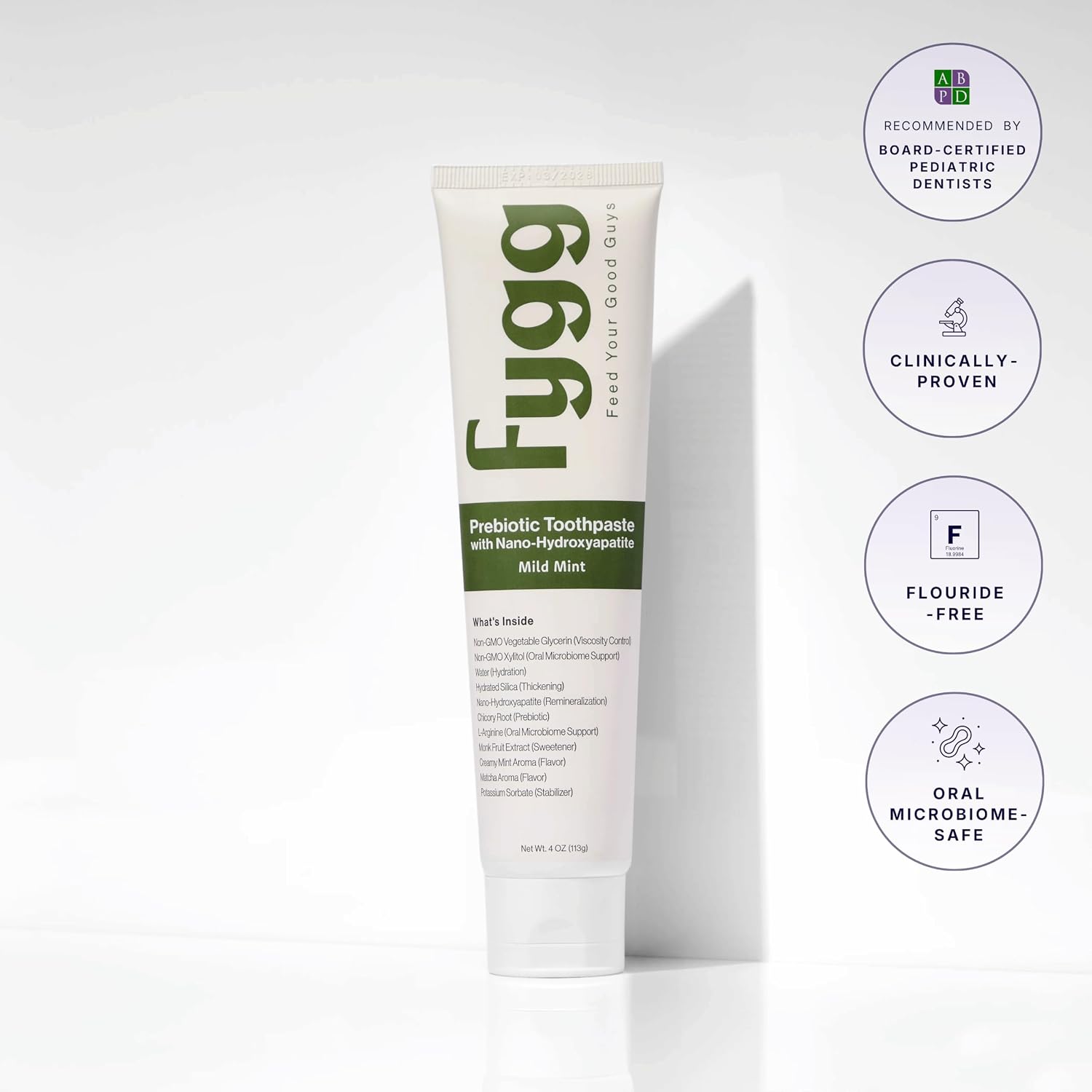 Nano-Hydroxyapatite Toothpaste with Prebiotics | Mild Mint