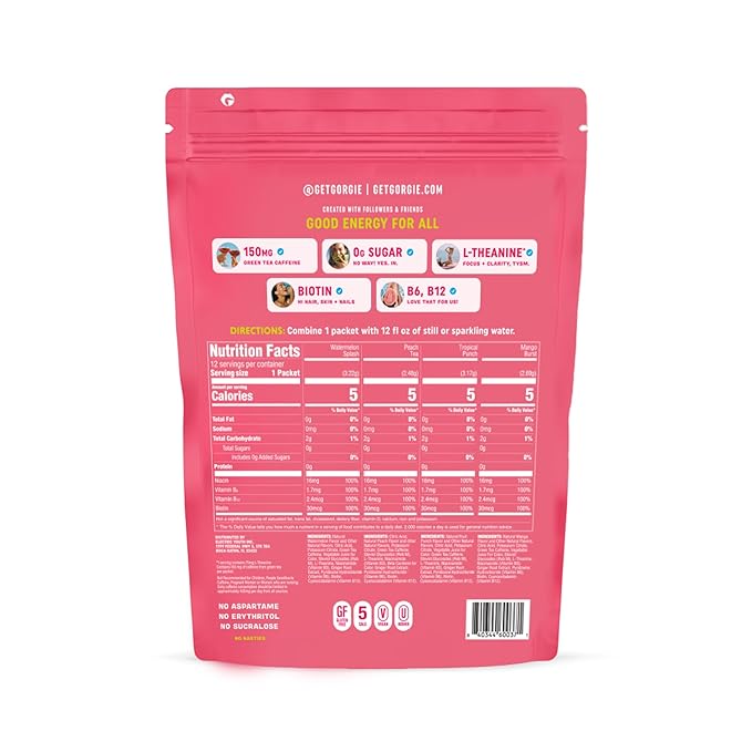 GORGIE Energy Drink Mix Bestsellers Variety Pack