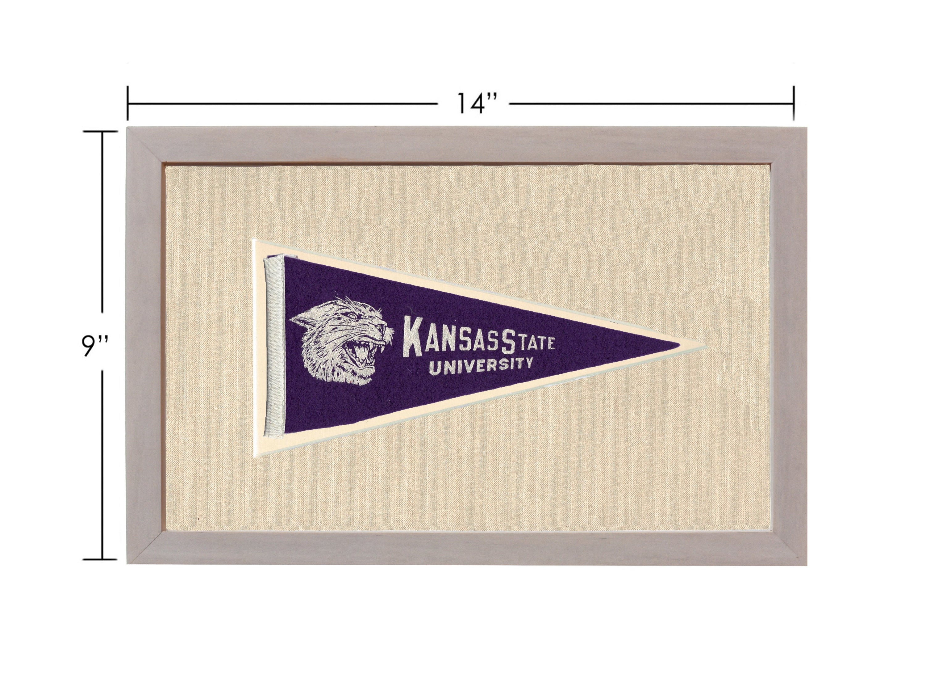 Vintage Kansas State University Pennant