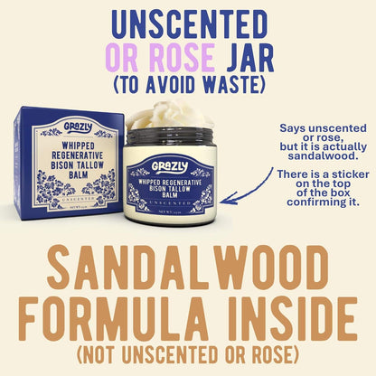 Whipped Bison Tallow &amp; Manuka Honey Moisturizing Balm