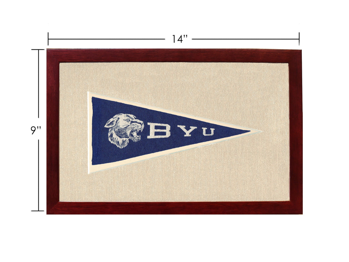 Vintage Brigham Young University Pennant