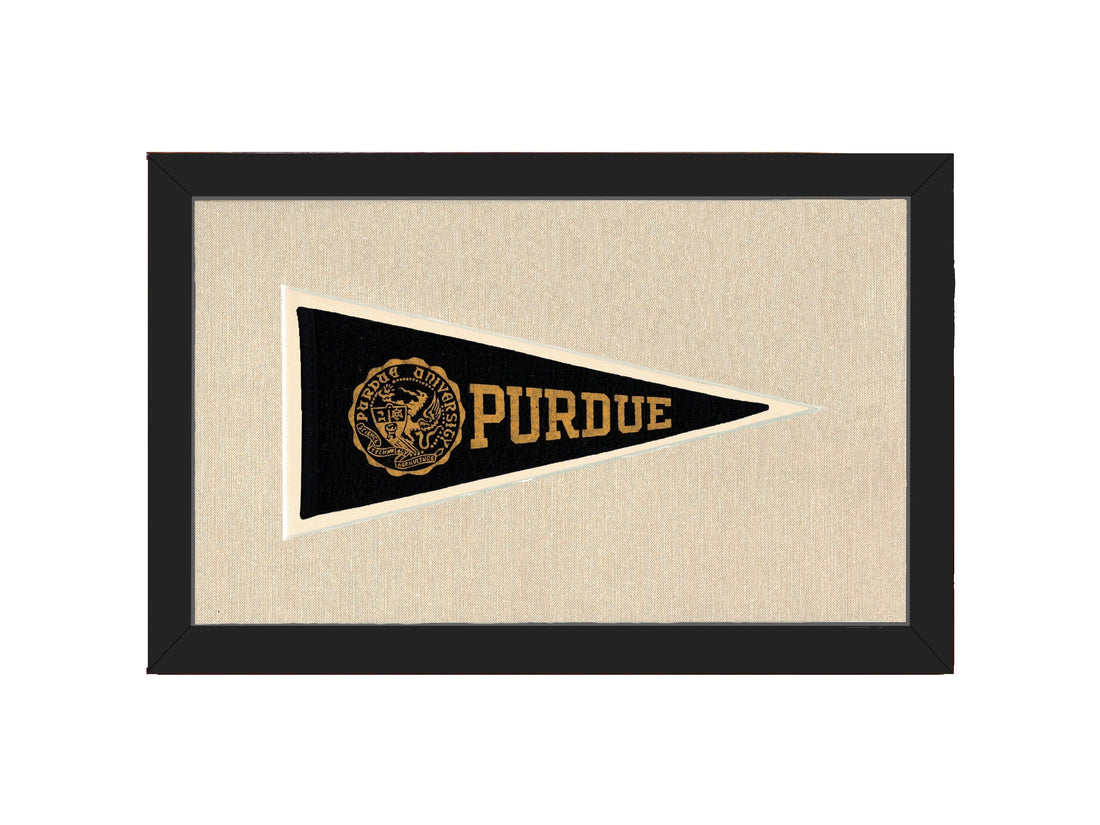 Americana Memories Vintage Pennants and Memorabilia Vintage Purdue Pennant