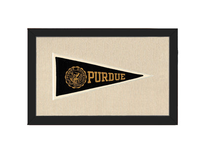 Americana Memories Vintage Pennants and Memorabilia Vintage Purdue Pennant