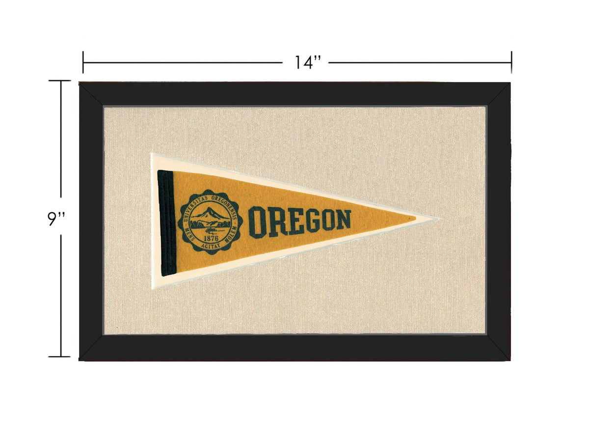 Americana Memories Vintage Pennants and Memorabilia Vintage University of Oregon Pennant